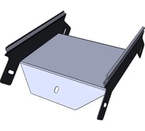 Угол вертикальный внешний EKF 45 градусов, 50x50 мм, плоский vo455050-FL