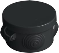 Распределительная коробка VKL electric D85х40 для открытой проводки IP54 040-039Ч черная 1200370