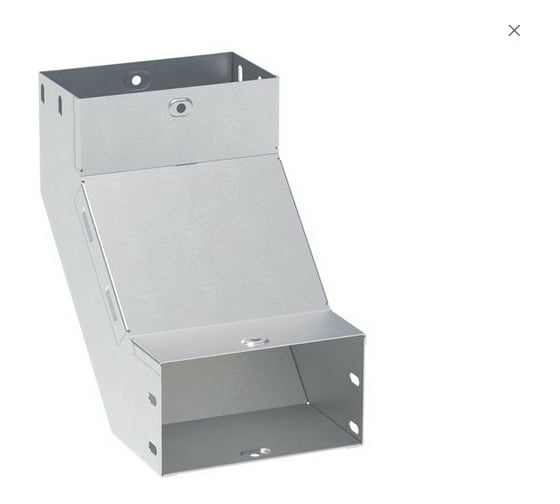 Внутренний вертикальный угол EKF 90 градусов 80x600-1,0мм vi9080600-1 1