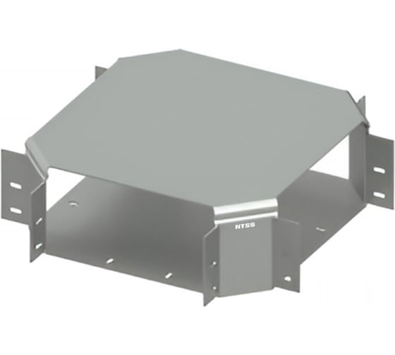 Х-образный угол NTSS 100х100, толщина 0,7 (с крышкой) NTSS-ХУК100100