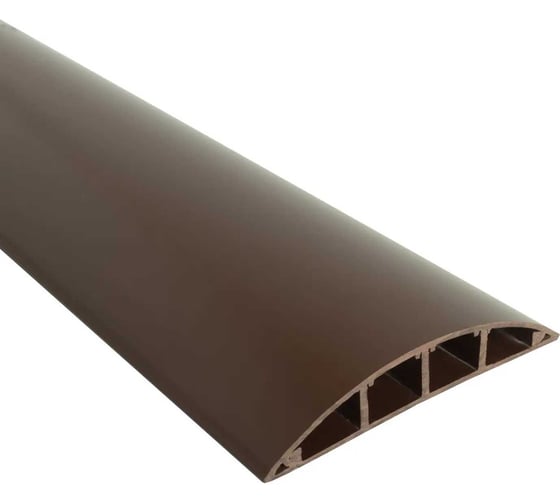 Напольный кабель-канал УРАЛ ПАК«Стандарт» коричневый 93х17 2м КК-7893017-028
