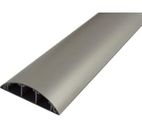 Напольный кабель-канал УРАЛ ПАК«Стандарт» серый платинум 93х17 2м КК-7139317-028