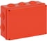 Распаячная коробка ЭРА KORv-190-140-70-10g-OR-FR ОП огнестойкая 190х140х70мм оранжевая с гермовводами 10 вх. IP55 Б0071911 2