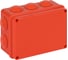 Распаячная коробка ЭРА KORv-150-110-70-10g-OR-FR ОП огнестойкая 150х110х70мм оранжевая с гермовводами 10 вх. IP55 Б0071910 2