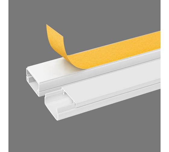 Кабель-канал TDM ELECTRIC белый самоклеящийся 20х10, 2 метра, упаковка 9 штук SQ0402-1204