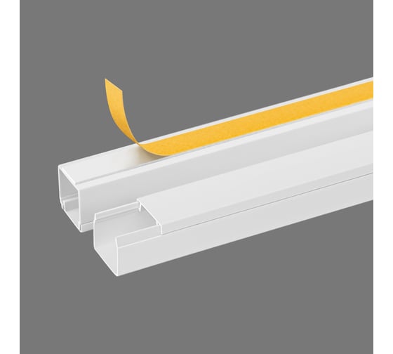 Кабель-канал TDM ELECTRIC белый самоклеящийся 16х16, 2 метра, упаковка 6 штук SQ0402-1203