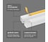 Кабель-канал TDM ELECTRIC белый самоклеящийся 16х16, 2 метра, упаковка 6 штук SQ0402-1203 5