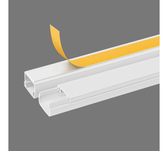 Кабель-канал TDM ELECTRIC белый самоклеящийся 15х10, 2 метра, упаковка 12 штук SQ0402-1202