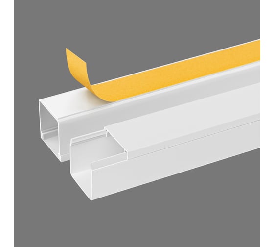 Кабель-канал TDM ELECTRIC белый самоклеящийся 25х25, 2 метра, упаковка 4 штуки SQ0402-1206