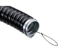 Металлорукав ПВХ изоляции Урал ПАК с протяжкой РЗ-Ц-П-38 черный 20 м МР-0201038-020