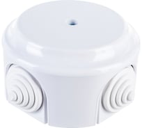 Монтажная коробка BYLECTRICA открытая установка, с сальниками, диаметр 80мм, серия РЕТРО, КМ-449