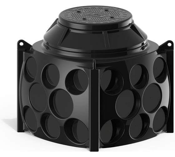 Колодец POLIMER GROUP КН 1000 H900 с крышкой D 560 мм, с кабельными стойками SK10040201