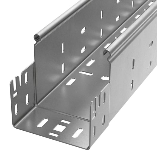 Лоток перфорированный Промрукав Профи INOX (AISI 304) 100х100х6000 (1,0 мм) (12 м/уп) PR16.13343