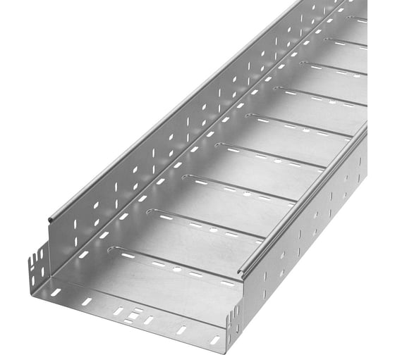 Лоток перфорированный Промрукав Профи INOX (AISI 304) 300х100х6000 (1,2 мм) (12 м/уп) PR16.13394