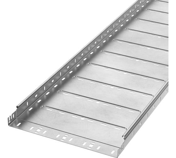 Лоток перфорированный Промрукав Профи INOX (AISI 304) 400х50х3000 (1,0 мм) (6 м/уп) PR16.13335