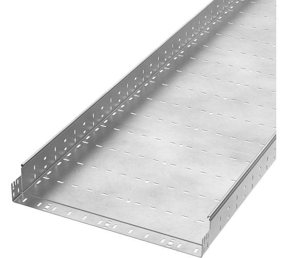 Лоток перфорированный Промрукав Профи INOX (AISI 304) 600х100х6000 (1,5 мм) (12 м/уп) PR16.13319