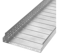 Лоток перфорированный Промрукав Профи INOX (AISI 304) 500х100х6000 (1,0 мм) (12 м/уп) PR16.13358