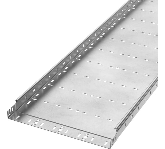 Лоток перфорированный Промрукав Профи INOX (AISI 304) 400х50х6000 (1,5 мм) (12 м/уп) PR16.13314