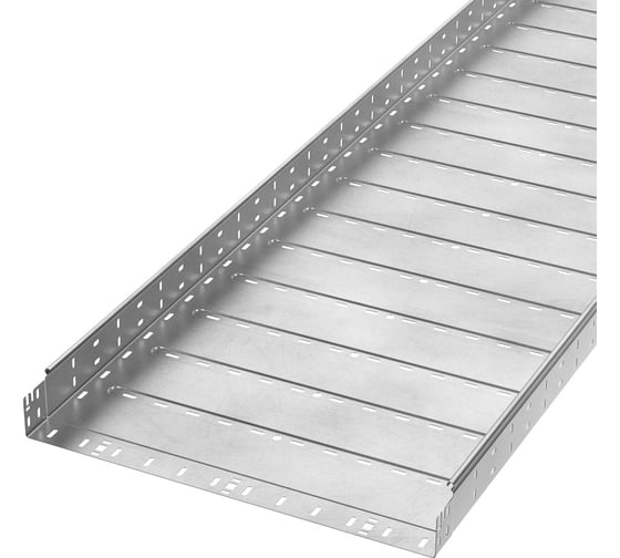 Лоток перфорированный Промрукав Профи INOX (AISI 304) 600х80х3000 (1,0 мм) (6 м/уп) PR16.13342