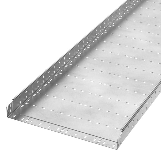 Лоток перфорированный Промрукав Профи INOX (AISI 304) 600х80х6000 (2,0 мм) (12 м/уп) PR16.13447