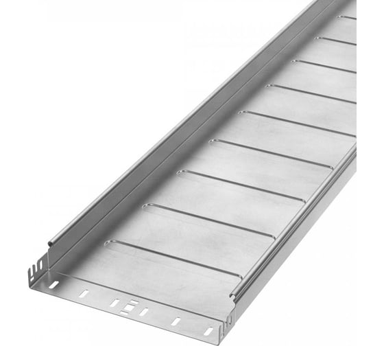 Лоток неперфорированный Промрукав Профи INOX (AISI 304) 300х50х6000 (2,0 мм) (12 м/упаковка) PR16.14109