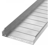 Лоток неперфорированный Промрукав Профи INOX (AISI 304) 400х80х6000 (2,0 мм) (12 м/упаковка) PR16.14113