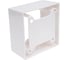 Настенная коробка под рамку французского стандарта LANMASTER 45х45 мм LAN-WB45x45-WH 5