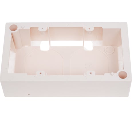 Настенная коробка под рамку французского стандарта LANMASTER 45х90 мм LAN-WB45x90-WH