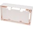 Настенная коробка под рамку французского стандарта LANMASTER 45х90 мм LAN-WB45x90-WH 5