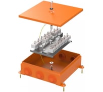 Коробка металлическая огнестойкая Промрукав 70-0390-FR10.0-32 E15-E120 RAL2004 200x200x65 (4 шт/кор) 70-0390-2004-FR10.0-32