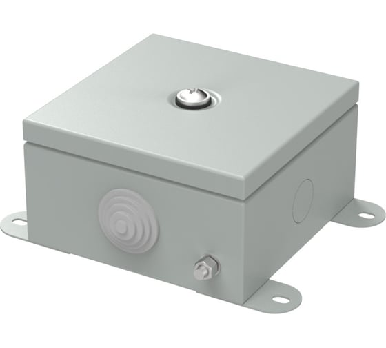Коробка металлическая Промрукав серая 110х110х65 (12 шт/кор) 70-0360-7035