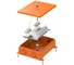 Коробка металлическая огнестойкая Промрукав 70-0385-FR6.0-16 E15-E120 RAL2004 150x200x60 (6 шт/кор) 70-0385-2004-FR6.0-16 1