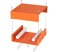 Коробка металлическая огнестойкая Промрукав Е15-Е120 200х200х50 70-0391-FR6.0-28