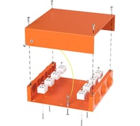 Коробка металлическая огнестойкая Промрукав Е15-Е120 200х200х50 70-0391-FR10.0-16