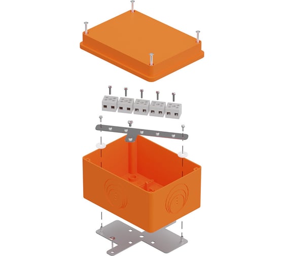 Коробка огнестойкая Промрукав для о/п E15-E120 RAL2003 150х110х90 (6 шт/кор) 40-0351-FR6.0-10