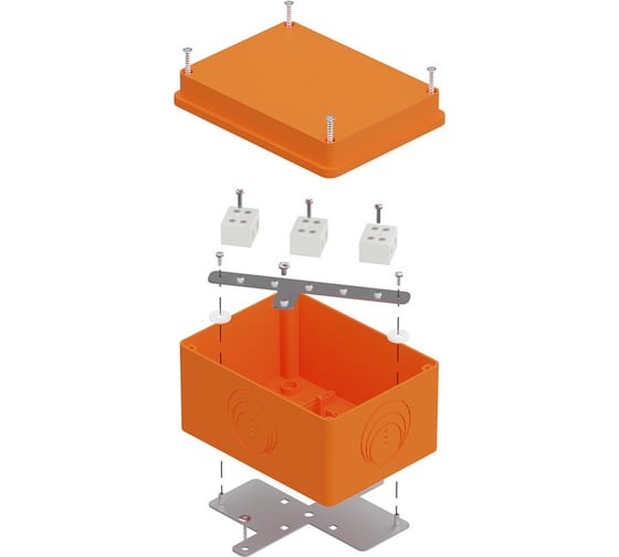Коробка огнестойкая Промрукав для о/п E15-E120 RAL2003 150х110х90 (6 шт/кор) 40-0351-FR10.0-6