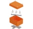 Коробка огнестойкая Промрукав для о/п E15-E120 RAL2003 150х110х90 (6 шт/кор) 40-0351-FR10.0-6 1