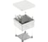 Коробка огнестойкая Промрукав разветвительная для о/п двухкомпонентная 60-0300-FR6.0-4-2-Р Е15-Е60 RAL9003 100х100х50 (14 шт/уп) 60-0300-9003-FR6.0-4-2-Р 1