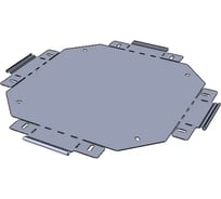 Ответвитель крестообразный EKF 50x100 мм (плоский) x5010007-FL