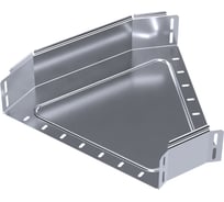 Угол горизонтальный Промрукав 45 градусов Стандарт INOX (AISI 316) 400х100 (0.8 мм) PR16.3448