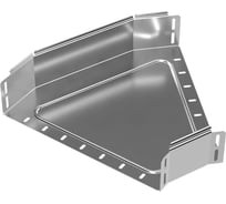 Угол горизонтальный Промрукав 45 градусов Стандарт INOX (AISI 304) 400х100 (0.8 мм) PR16.3418