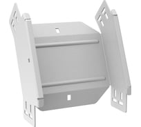 Поворот вертикальный внешний IEK ESCA 7 45 градусов, 100х200-2,0 RAL 9016 ES7-PV-45-100-200-20-RGA
