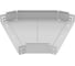Поворот IEK ESCA 5 45 градусов, 100х400-0,8 RAL 9016 ES5-PG-45-100-400-08-RGA 1