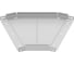 Поворот IEK ESCA 5 45 градусов, 50х400-1,2 RAL 9016 ES5-PG-45-050-400-12-RGA 1