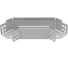 Поворот IEK ESCA 5 90 градусов, 100х100-1,2 RAL 9016 ES5-PG-90-100-100-12-RGA 1