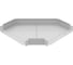 Поворот IEK ESCA 5 90 градусов, 100х400-0,8 RAL 9016 ES5-PG-90-100-400-08-RGA 1