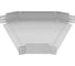 Поворот IEK ESCA 7 45 градусов, 100х400-2,0 RAL 9016 ES7-PG-45-100-400-20-RGA 1