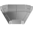 Поворот IEK ESCA 7 45 градусов, 100х500-1,5 ES7-PG-45-100-500-15 1