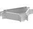 Разветвитель Т-образный IEK ESCA 7 80х80-2,0 RAL 9016 ES7-RT-080-080-20-RGA 1