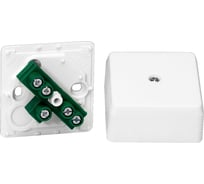 Соединительная коробка Systeme Electric Белая IP20 60Х60 + колодка 5*440V RAL9003 SE IMT34352